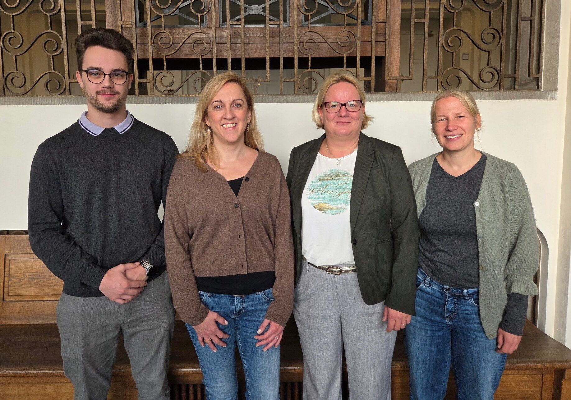 Das Team der Handwerkskammer: Niklas, Kornelia, Sandra und Christine (links nach rechts)